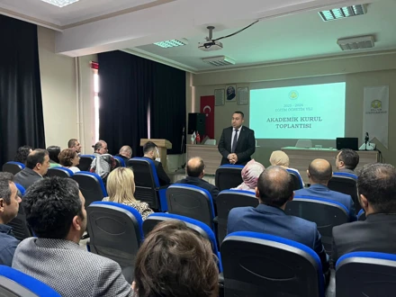 2025-2026 Eğitim Öğretim Yılı Akademik Kurul Toplantısı Gerçekleştirildi